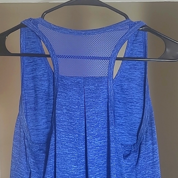 ICTIVE Blue Racerback Loose Fit Active Tank Top M Moisture-Wicking Gym Yoga - Picture 5 of 8